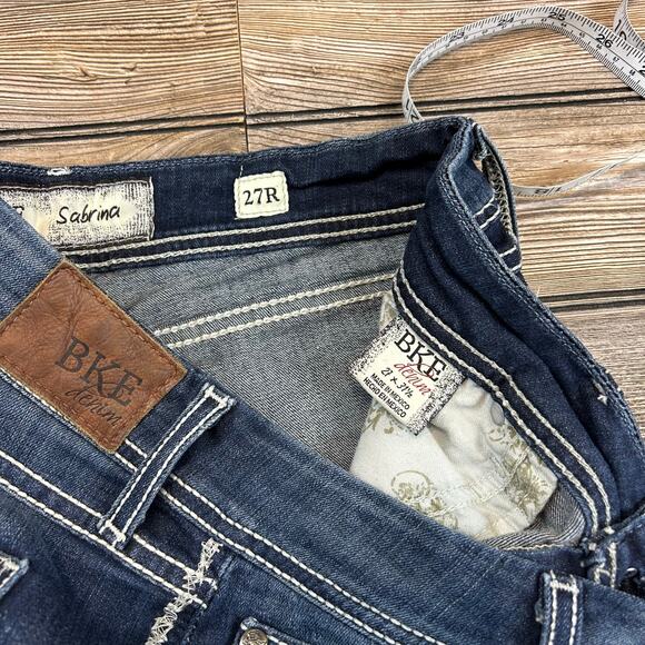 Vintage Y2k BKE Sabrina Straight Low-Rise Jeans Size 27 - Picture 4 of 9